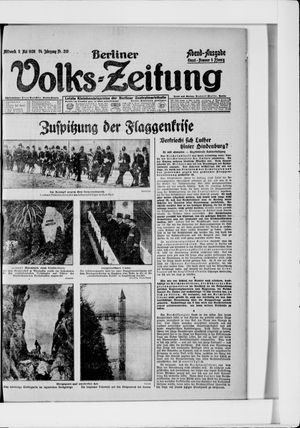 Berliner Volkszeitung vom 05.05.1926