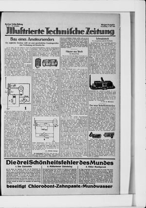 Berliner Volkszeitung vom 06.05.1926