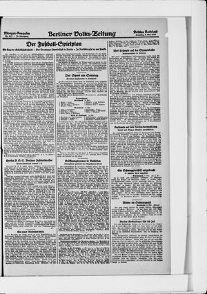 Berliner Volkszeitung vom 09.05.1926