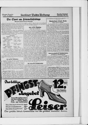 Berliner Volkszeitung vom 13.05.1926