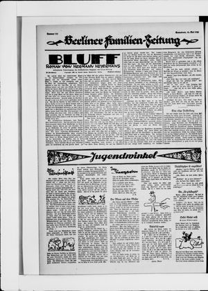 Berliner Volkszeitung vom 15.05.1926