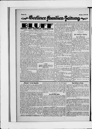 Berliner Volkszeitung vom 17.05.1926