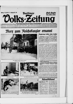 Berliner Volkszeitung vom 17.05.1926