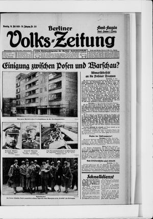 Berliner Volkszeitung vom 18.05.1926