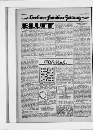 Berliner Volkszeitung vom 26.05.1926