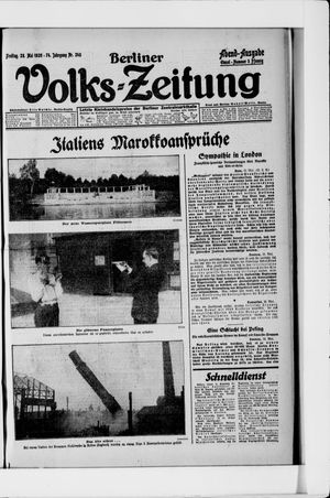 Berliner Volkszeitung vom 28.05.1926