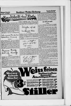Berliner Volkszeitung on May 30, 1926