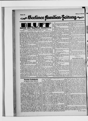 Berliner Volkszeitung on May 31, 1926