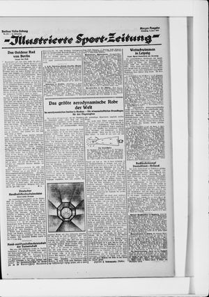 Berliner Volkszeitung vom 08.06.1926