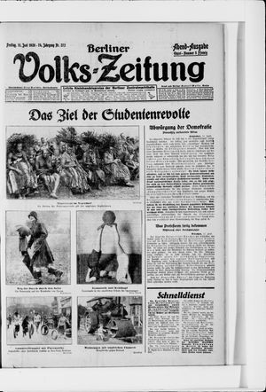 Berliner Volkszeitung vom 11.06.1926