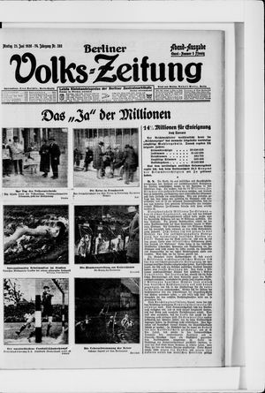Berliner Volkszeitung vom 21.06.1926
