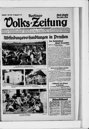 Berliner Volkszeitung vom 03.07.1926