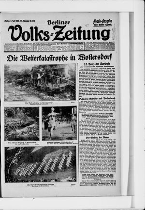Berliner Volkszeitung vom 05.07.1926