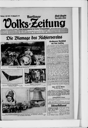 Berliner Volkszeitung vom 06.07.1926