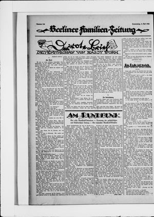 Berliner Volkszeitung vom 08.07.1926