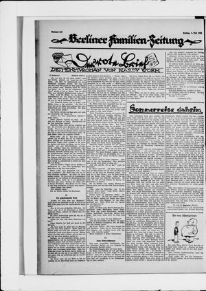 Berliner Volkszeitung vom 09.07.1926