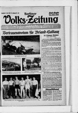 Berliner Volkszeitung vom 10.07.1926