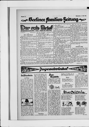 Berliner Volkszeitung vom 17.07.1926