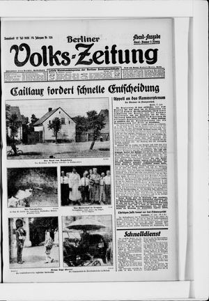 Berliner Volkszeitung vom 17.07.1926