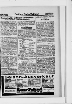 Berliner Volkszeitung vom 18.07.1926