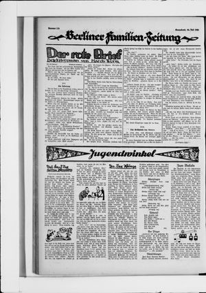 Berliner Volkszeitung vom 24.07.1926