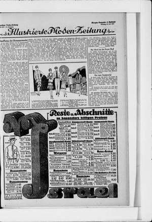 Berliner Volkszeitung vom 25.07.1926