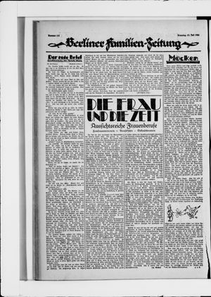Berliner Volkszeitung vom 27.07.1926