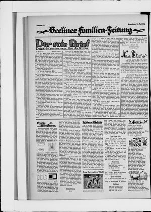 Berliner Volkszeitung vom 31.07.1926