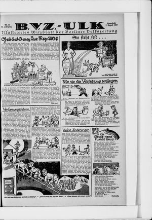Berliner Volkszeitung vom 07.08.1926