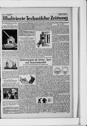 Berliner Volkszeitung vom 12.08.1926