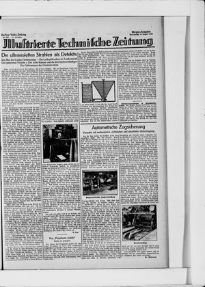 Berliner Volkszeitung vom 19.08.1926