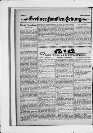 Berliner Volkszeitung vom 20.08.1926