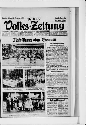 Berliner Volkszeitung vom 02.09.1926