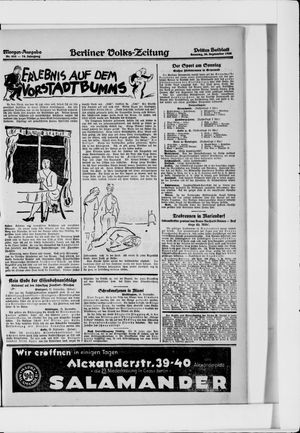 Berliner Volkszeitung vom 26.09.1926