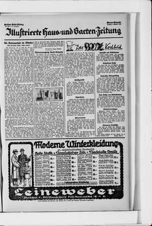 Berliner Volkszeitung vom 01.10.1926
