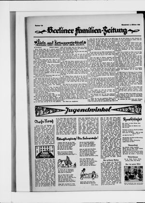Berliner Volkszeitung vom 02.10.1926