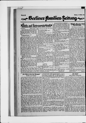 Berliner Volkszeitung vom 11.10.1926