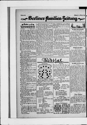 Berliner Volkszeitung on Oct 13, 1926