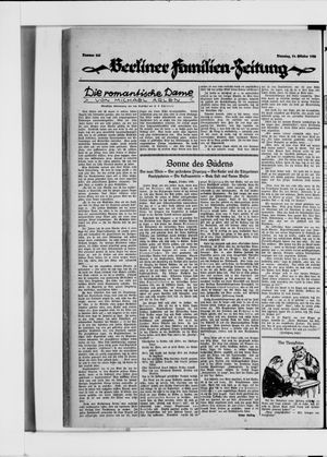 Berliner Volkszeitung vom 19.10.1926