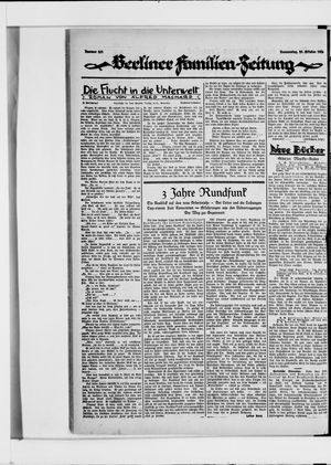 Berliner Volkszeitung vom 28.10.1926