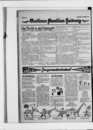 Berliner Volkszeitung vom 30.10.1926