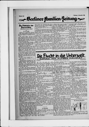 Berliner Volkszeitung vom 02.11.1926
