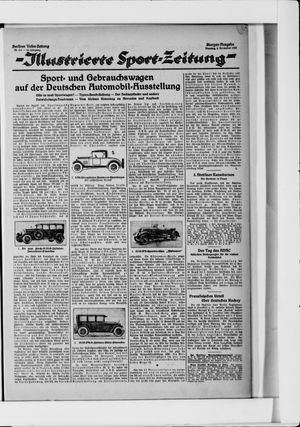 Berliner Volkszeitung vom 02.11.1926