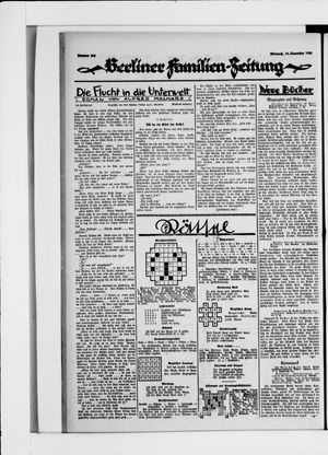 Berliner Volkszeitung vom 10.11.1926