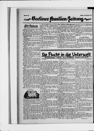 Berliner Volkszeitung vom 12.11.1926