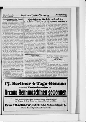 Berliner Volkszeitung vom 12.11.1926