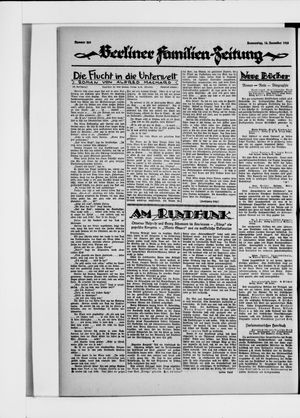 Berliner Volkszeitung vom 18.11.1926