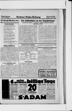 Berliner Volkszeitung on Jan 1, 1927