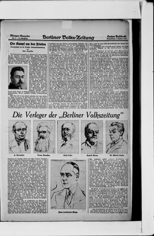 Berliner Volkszeitung on Jan 1, 1927