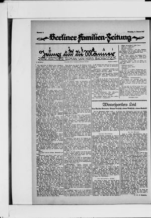 Berliner Volkszeitung vom 04.01.1927